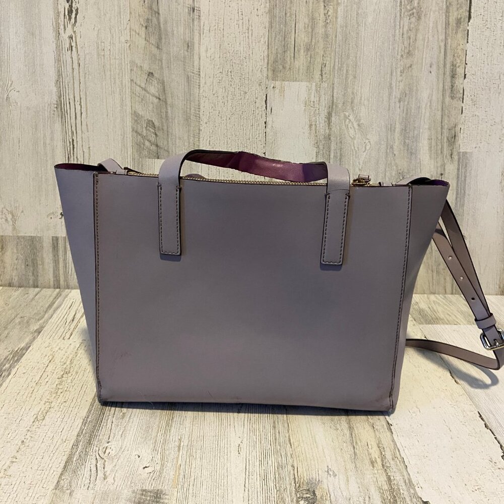 CLEARANCE! Kate Spade New York Leather Pale Purple Crossbody Bag Handles Purse - Picture 3 of 16